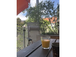Balkon zum Entspannen und Frühstücken
