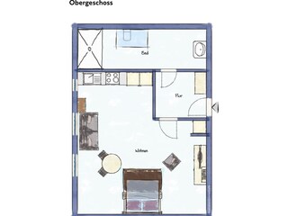 Appartement Greetsiel Grondplan 17