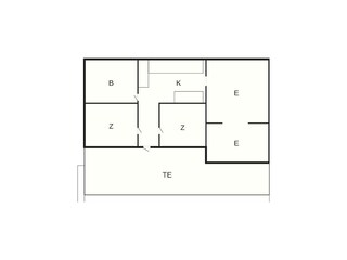 Vakantiehuis Juelsminde Grondplan 43