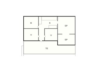 Vakantiehuis Juelsminde Grondplan 41
