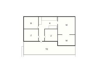 Vakantiehuis Juelsminde Grondplan 44