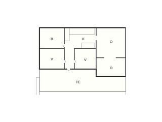 Vakantiehuis Juelsminde Grondplan 42