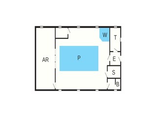 Vakantiehuis Stauning Grondplan 6
