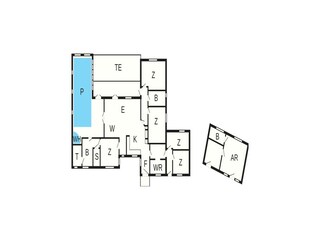 Vakantiehuis Knud Strand Grondplan 23