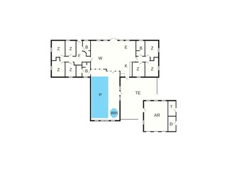 Maison de vacances Vester Husby Plan d'étage 48