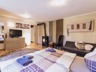 Schlafzimmer Ferienwohnung Idylle Hünfelden