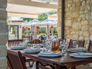 Villa Italien Grabación al aire libre 17