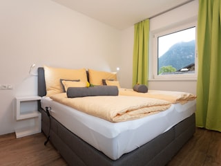 Schlafzimmer Blick Dorf