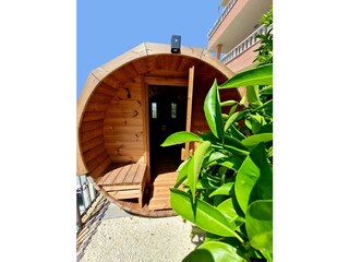 Eingang Sauna