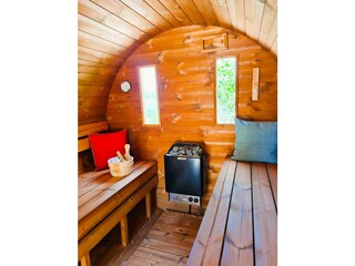 Sauna Innenansicht