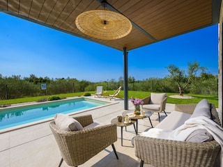 Überdachte Terrasse