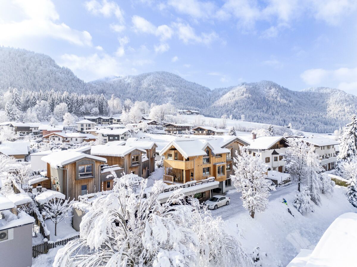 Winteransicht Alpegg Chalets.