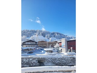 Blick aufs Dorfzentrum