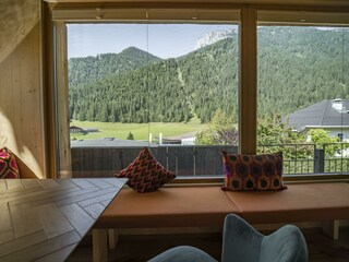 Tiny Chalet Kalipe_Essbereich Bergblick