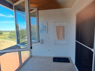 Loggia Fensterfront zum Öffnen