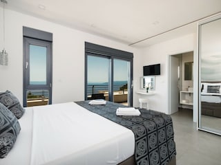Das Schlafzimmer 1 mit Ensuite Badezimmer