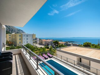Meerblick  vom Schlafzimmerbalkon