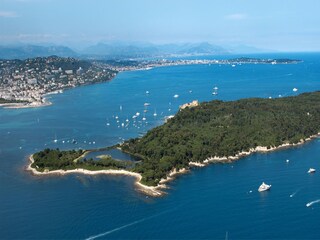 Die Inselgruppe Lérins vor Cannes