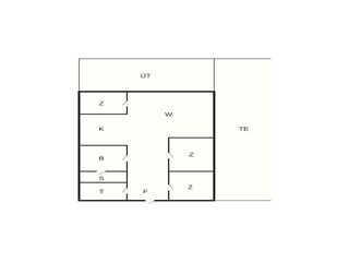 Vakantiehuis Rødhus Grondplan 42