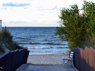 Strandaufgang Ferienwohnung