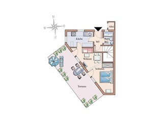 Ferienwohnung Döse Grundriss 32