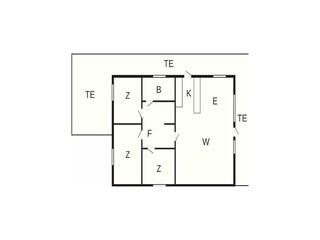 Casa de vacaciones Ferring Plano de planta 4