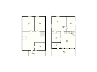 Vakantiehuis Lekvattnet Grondplan 28