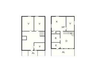 Casa per le vacanze Lekvattnet Pianta del piano 28