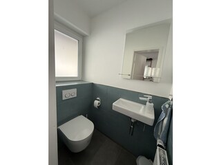 Gäste WC im unteren Bereich