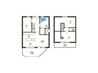 Vakantiehuis Wackerballig Grondplan 4