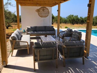 Villa Carla - Loungeset am Pool