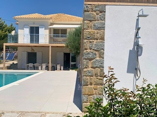 Villa Carla - Außendusche direkt am Pool