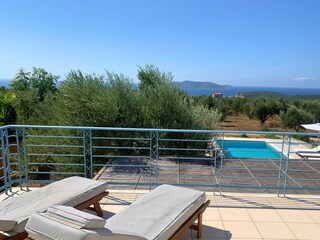 Villa Carla - Außenterrasse mit Meerblick