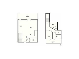 Appartamento Søndervig Pianta del piano 2