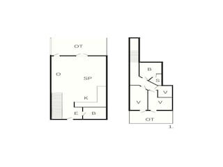 Apartamento Søndervig Plano de planta 3