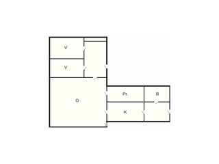 Vakantiehuis Skaven Strand Grondplan 3