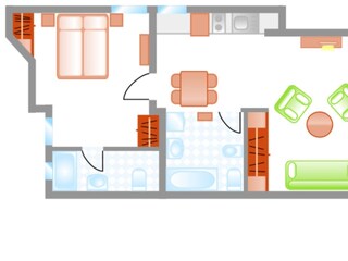 Appartamento per vacanze Costa Calma Pianta del piano 19