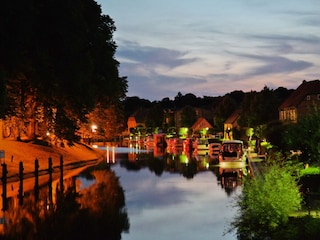 Die Elde am Abend