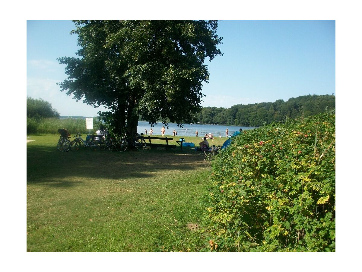 150 m Badestelle am Plauer See