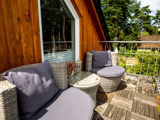 Balkon mit fantastischem Seeblick