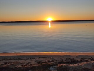 Sonnenaufgang  an unserem Strand