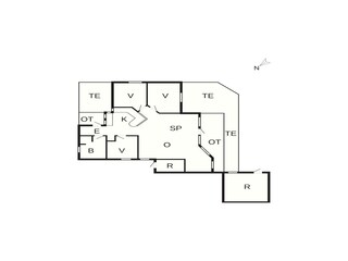 Vakantiehuis Otterup Grondplan 41