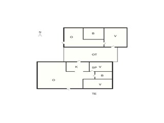 Casa de vacaciones Løkken Plano de planta 4