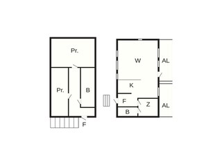 Vakantiehuis Grohed Grondplan 14