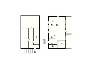 Vakantiehuis Grohed Grondplan 13