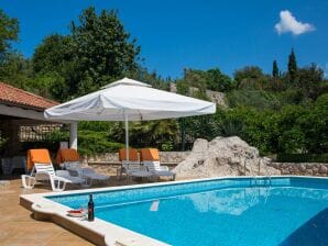 Apartments Vidak - One Bedroom Apartment with Terrace and Pool View - (A3) - Molunat - image1