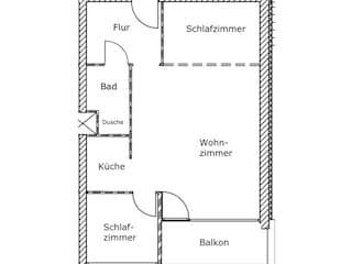 Grundriss Wohnung