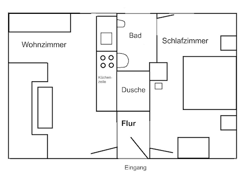 Ferienwohnung 2 Haus Marie