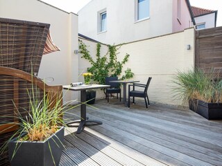 Norderney / Haus Christine - Terrasse Innenhof