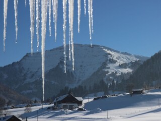 Blick zum Hochgrat im Januar 2017